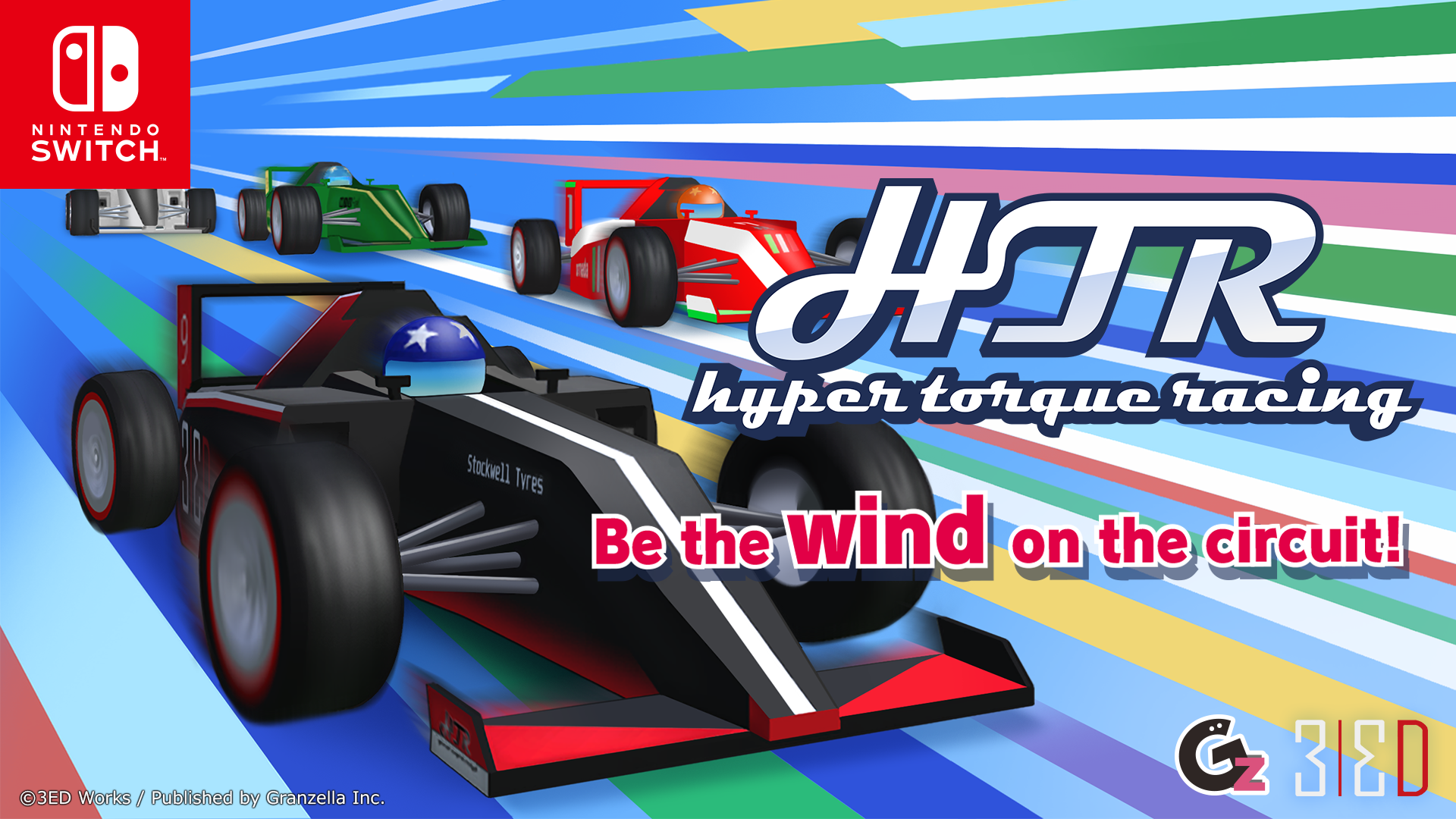 Announcement of "Hyper Torque Racing" distribution<br>as a download-only game for the Nintendo Switch.